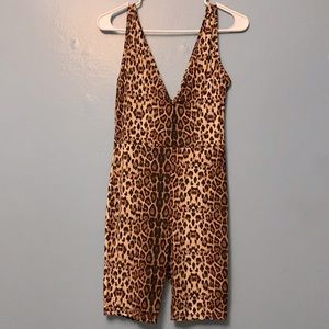 Cheetah romper
